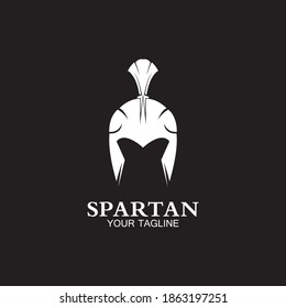 spartan logo icon designs vector