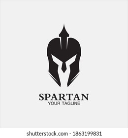 spartan logo icon designs vector