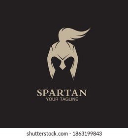 spartan logo icon designs vector