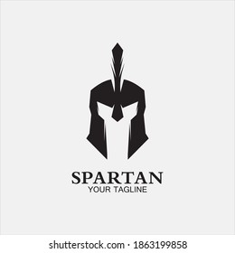 spartan logo icon designs vector