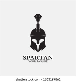 spartan logo icon designs vector