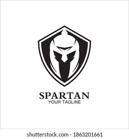 spartan logo icon designs vector