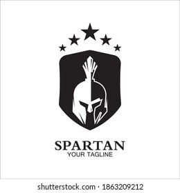 spartan logo icon designs vector