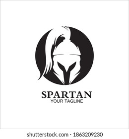 spartan logo icon designs vector