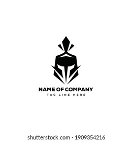icono spartan diseño vector. Máscara de gladiador, diseño de icono vectorial de la plantilla de casco espartano.