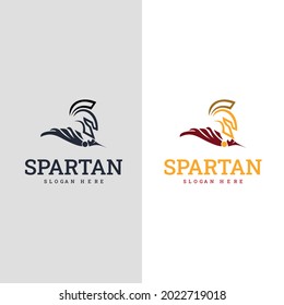 spartan logo icon designs vector. suitable for company logo, print, digital, icon, apps, and other marketing material purpose. spartan logo set