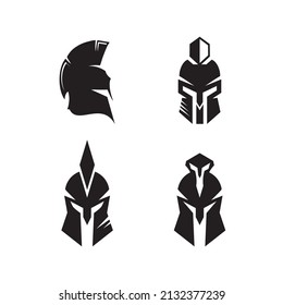 spartan logo icon designs vector