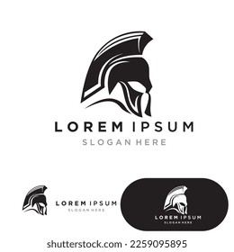 spartan logo icon designs vector
