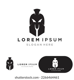 spartan logo icon designs vector