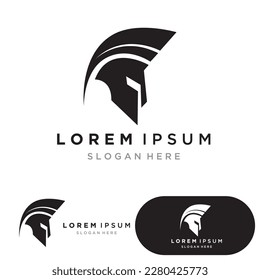 spartan logo icon designs vector