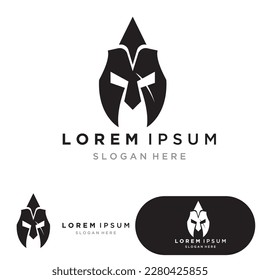 spartan logo icon designs vector