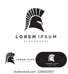 spartan logo icon designs vector