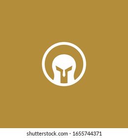 Spartan logo Icon template design in Vector illustration 