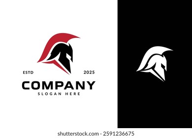 spartan logo icon vector illustration