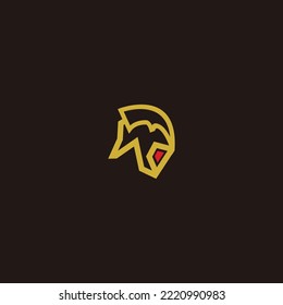 Spartan logo icon vector image