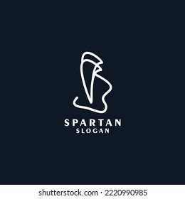 Spartan logo icon vector image