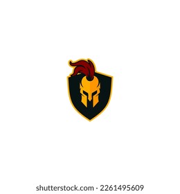 Spartan Logo illustration Spartan Helmet Logo Vector