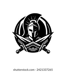 the spartan logo is mighty and modern