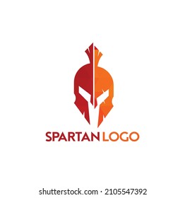 Spartan logo. Old Vintage Antiques Spartan warrior vector design.