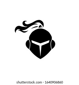 Spartan logo sparta logo spartan helmet logo vector