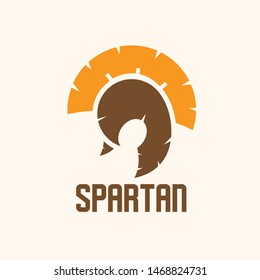 Spartan logo template for business or personal