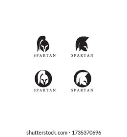 Spartan logo template vector icon design