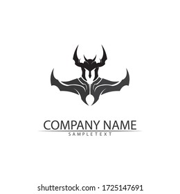 Spartan-Logo und Vektordesign-Helm und Kopf
