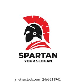 Spartan logo vector. EPS 10 editable vector