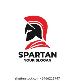 Spartan logo vector. EPS 10 editable vector