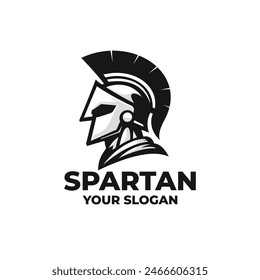 Spartan logo vector. EPS 10 editable vector