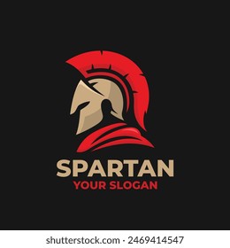 Spartan logo vector. EPS 10 editable vector
