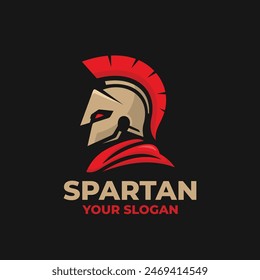 Spartan logo vector. EPS 10 editable vector