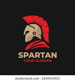 Spartan logo vector. EPS 10 editable vector