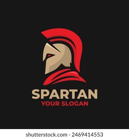 Spartan logo vector. EPS 10 editable vector