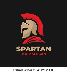 Spartan logo vector. EPS 10 editable vector