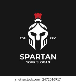 Spartan logo vector. EPS 10 editable vector