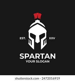Spartan logo vector. EPS 10 editable vector