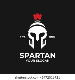 Spartan logo vector. EPS 10 editable vector