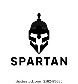 Spartan logo vector. EPS 10 editable vector spartan helmet