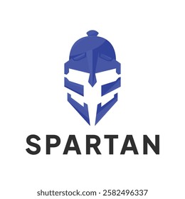 Spartan logo vector. EPS 10 editable vector spartan helmet