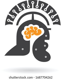 Spartan Logo Vector, Spartan Helmet Logo