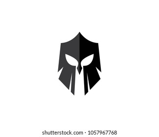 spartan logo vector icon template
