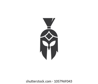 spartan logo vector icon template
