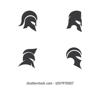 spartan logo vector icon template
