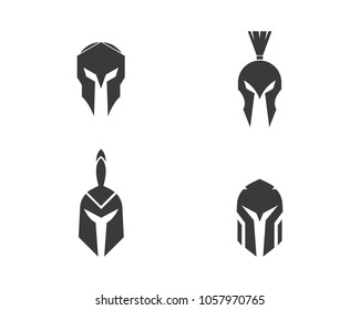 spartan logo vector icon template
