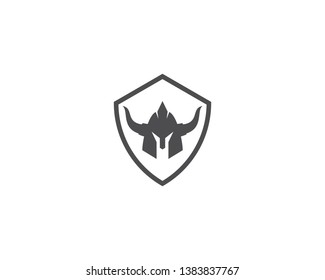 spartan logo vector icon template