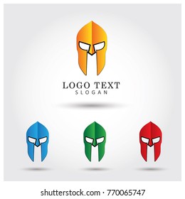 Spartan Logo Vector Icon Template