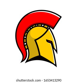 Spartan Logo Vector, Sparta Logo Vector, Spartan Helmet Logo Template, Icon Symbol