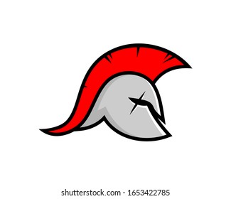 Spartan Logo Vector, Sparta Logo Vector, Spartan Helmet Logo Template, Icon Symbol