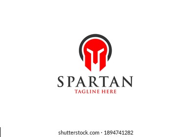 Spartan Logo, Vektorgrafik, Sparta Logo, Vektorgrafik, Spartan-Helm-Logo